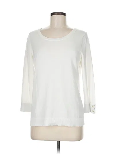 Pre-owned Banana Republic Sweatshirt In White