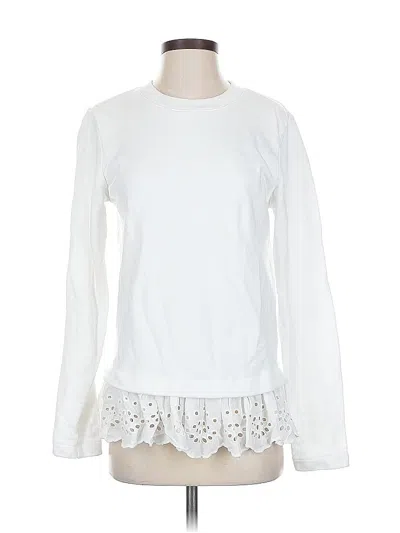 Pre-owned Banana Republic Sweatshirt In White