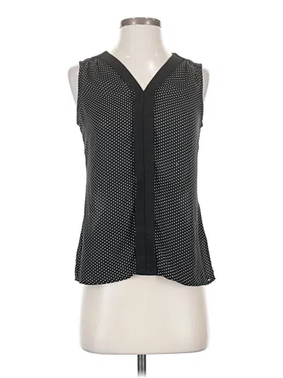 Pre-owned Banana Republic Tank Top Black Collared Neckline Tops