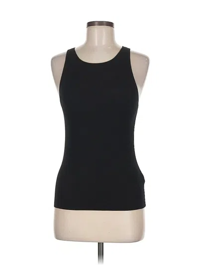 Pre-owned Banana Republic Tank Top Black Halter Neckline Tops