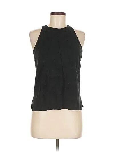 Pre-owned Banana Republic Tank Top Black Halter Neckline Tops
