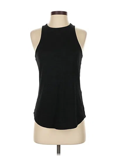 Pre-owned Banana Republic Tank Top Black Halter Neckline Tops