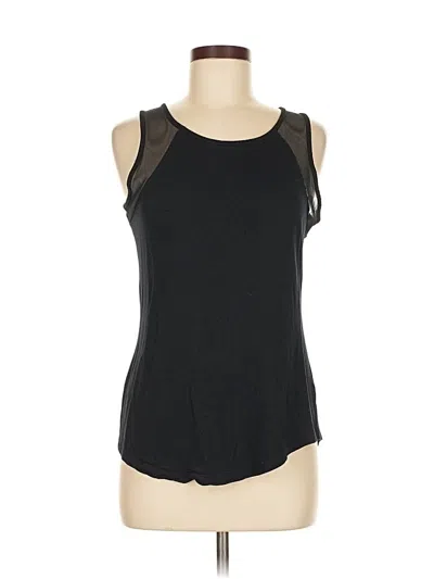 Pre-owned Banana Republic Tank Top Black Halter Neckline Tops
