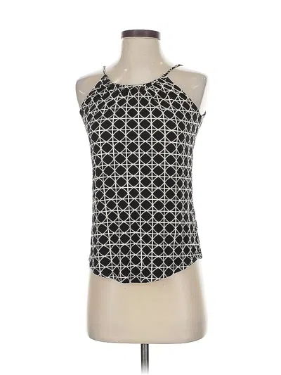 Pre-owned Banana Republic Tank Top Black Halter Neckline Tops