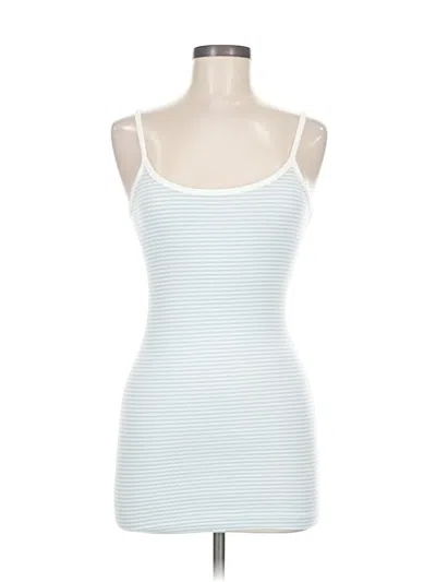 Pre-owned Banana Republic Tank Top Blue Strapless Neckline Tops