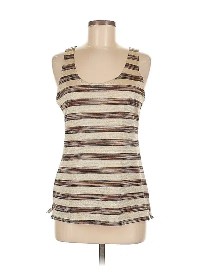 Pre-owned Banana Republic Tank Top Brown Strapless Neckline Tops