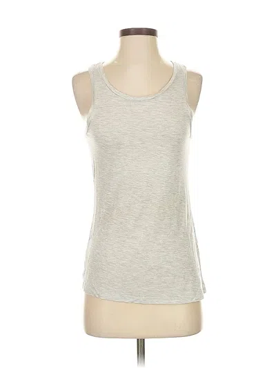 Pre-owned Banana Republic Tank Top Gray Halter Neckline Tops