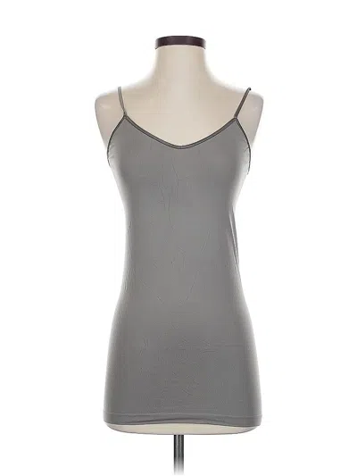 Pre-owned Banana Republic Tank Top Gray Strapless Neckline Tops