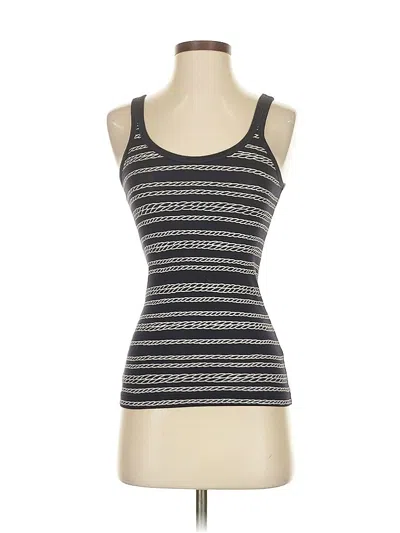 Pre-owned Banana Republic Tank Top Gray Strapless Neckline Tops