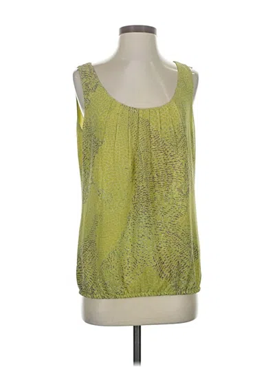 Pre-owned Banana Republic Tank Top Green Strapless Neckline Tops