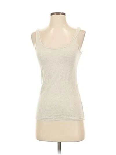 Pre-owned Banana Republic Tank Top Ivory Strapless Neckline Tops In White