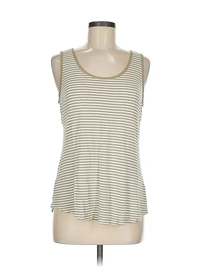 Pre-owned Banana Republic Tank Top Ivory Strapless Neckline Tops In White