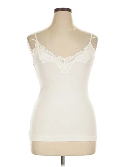 Pre-owned Banana Republic Tank Top Ivory Sweetheart Neckline Tops