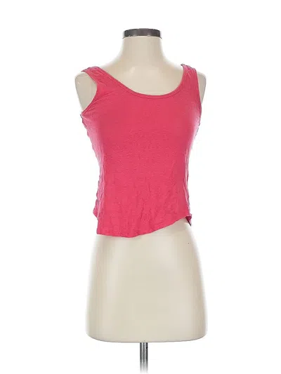 Pre-owned Banana Republic Tank Top Pink Strapless Neckline Tops