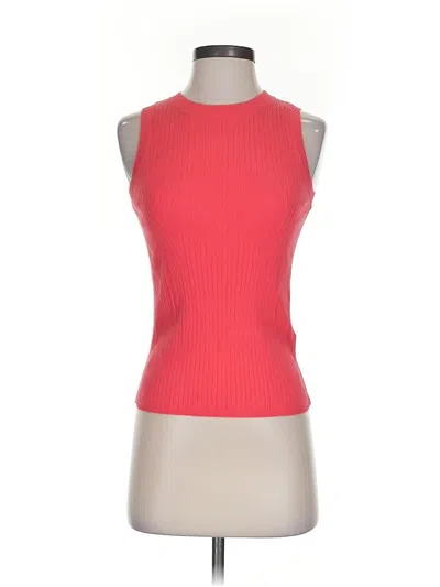 Pre-owned Banana Republic Tank Top Red Halter Neckline Tops
