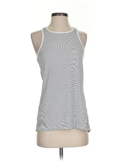 Pre-owned Banana Republic Tank Top Silver Halter Neckline Tops