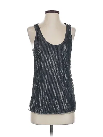 Pre-owned Banana Republic Tank Top Silver Halter Neckline Tops