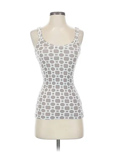 Pre-owned Banana Republic Tank Top Silver Strapless Neckline Tops