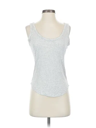 Pre-owned Banana Republic Tank Top Silver Sweetheart Neckline Tops
