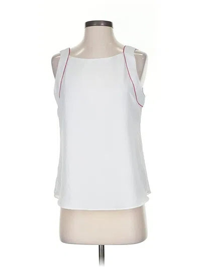 Pre-owned Banana Republic Tank Top White Halter Neckline Tops