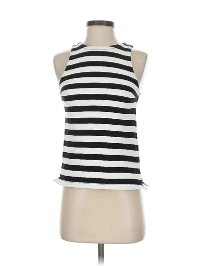 Pre-owned Banana Republic Tank Top White Halter Neckline Tops
