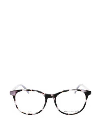 Banana Republic Tortoiseshell-effect Round-frame Glasses In Multi