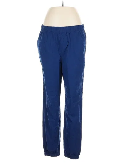 Pre-owned Banana Republic Track Pants In Blue