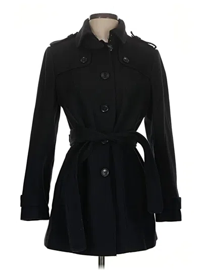Pre-owned Banana Republic Trenchcoat In Black