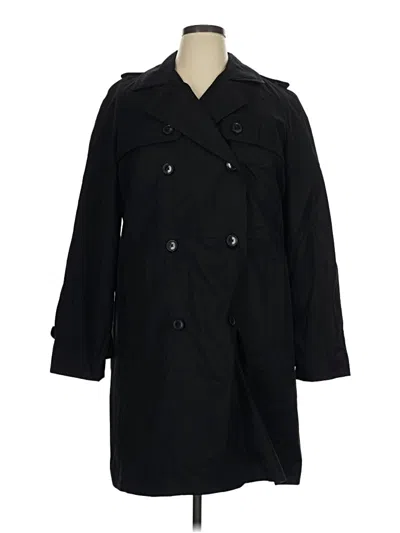 Pre-owned Banana Republic Trenchcoat In Black