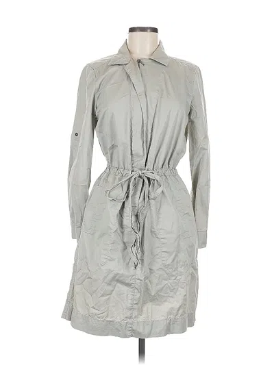 Pre-owned Banana Republic Trenchcoat In Gray