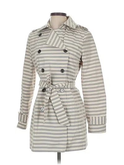 Pre-owned Banana Republic Trenchcoat In Gray
