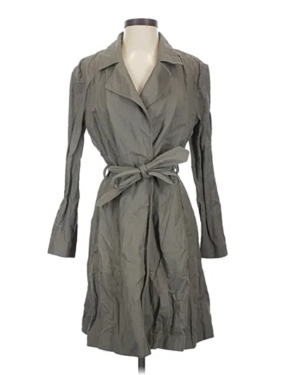 Pre-owned Banana Republic Trenchcoat In Gray