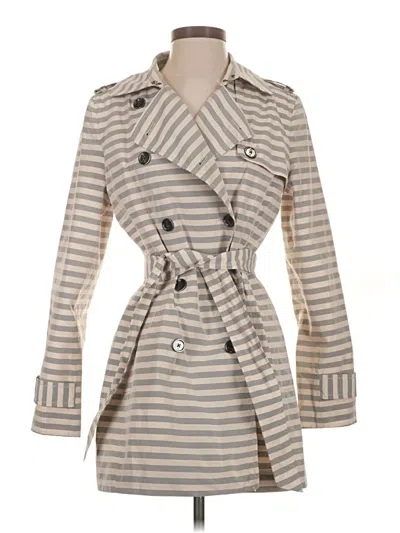 Pre-owned Banana Republic Trenchcoat In Gray