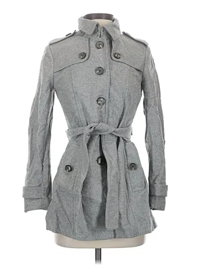 Pre-owned Banana Republic Trenchcoat In Gray