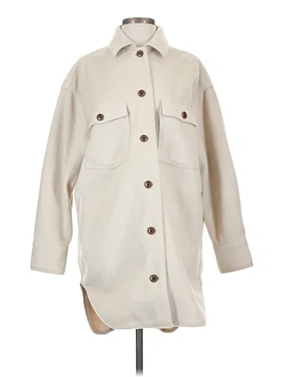 Pre-owned Banana Republic Trenchcoat In Ivory