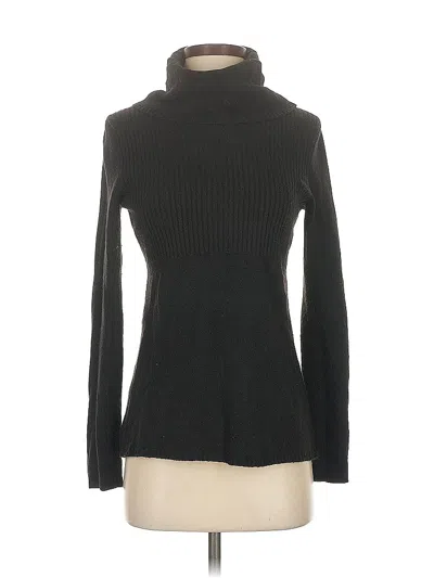 Pre-owned Banana Republic Turtleneck Sweater In Black