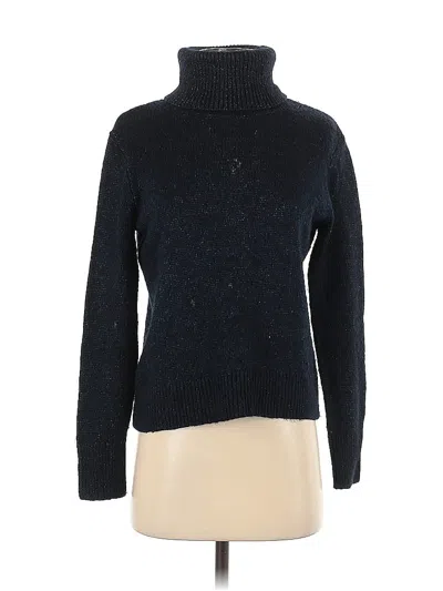 Pre-owned Banana Republic Turtleneck Sweater In Blue
