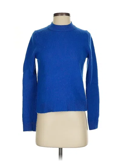 Pre-owned Banana Republic Turtleneck Sweater In Blue