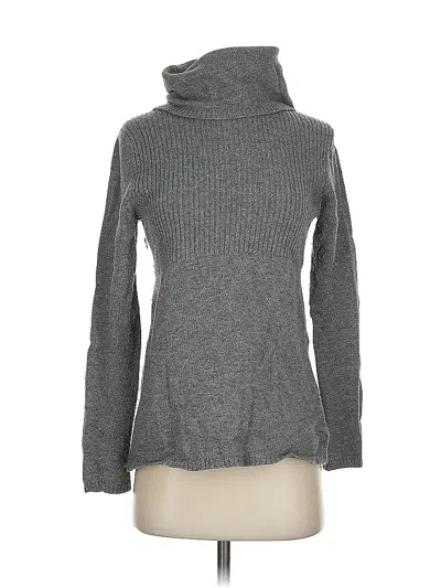Pre-owned Banana Republic Turtleneck Sweater In Gray