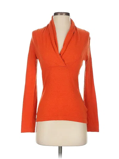 Pre-owned Banana Republic Turtleneck Sweater In Orange