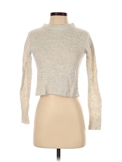 Pre-owned Banana Republic Turtleneck Sweater In Silver