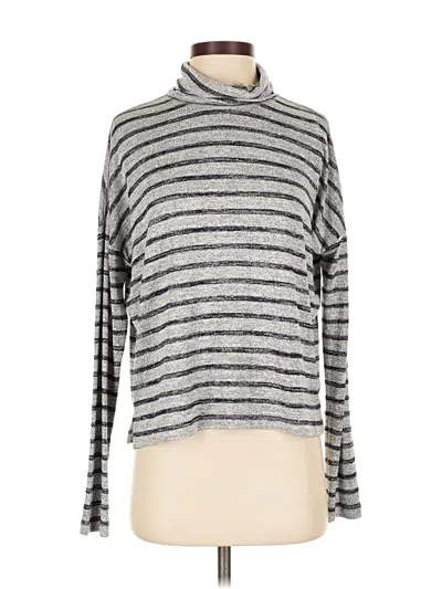 Pre-owned Banana Republic Turtleneck Sweater In Silver