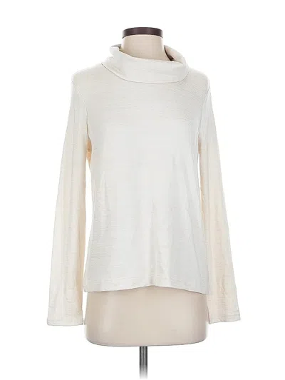 Pre-owned Banana Republic Turtleneck Sweater In White