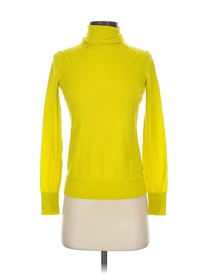 Pre-owned Banana Republic Turtleneck Sweater In Yellow