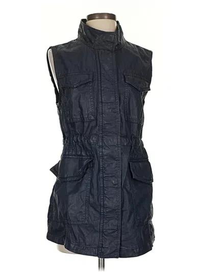 Pre-owned Banana Republic Vest In Blue