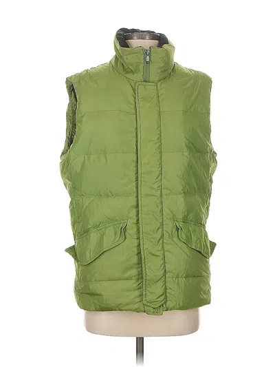 Pre-owned Banana Republic Vest In Green