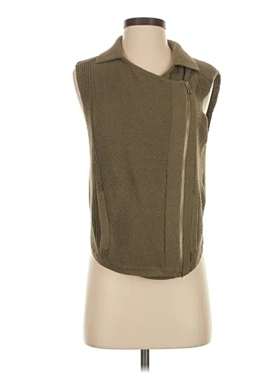 Pre-owned Banana Republic Vest In Green