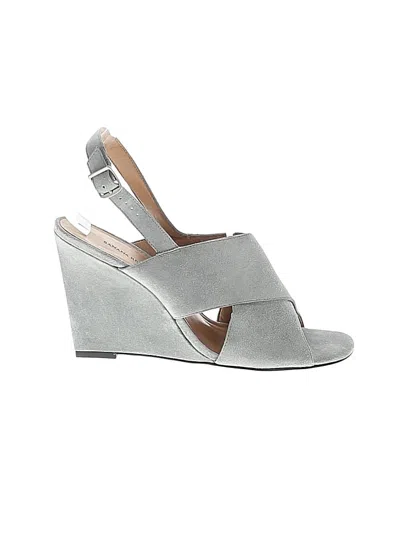 Pre-owned Banana Republic Wedges In Gray