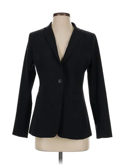 Pre-owned Banana Republic Wool Blazer Jacket In Black
