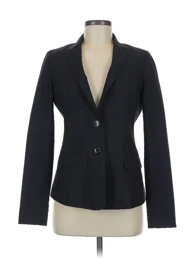 Pre-owned Banana Republic Wool Blazer Jacket In Black